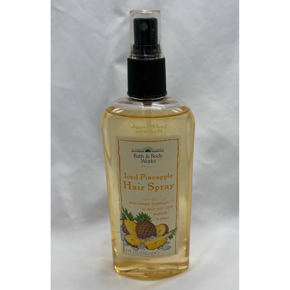 Vintage Bath & Body Works Iced Pineapple Hair Spray 8oz. Full - Picture 1 of 4